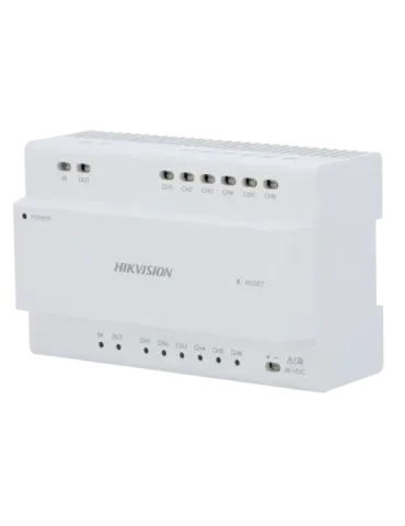 HIKVISION INTERCOM Distribuidor para edificios - 2 hilos HD - 6 grupos