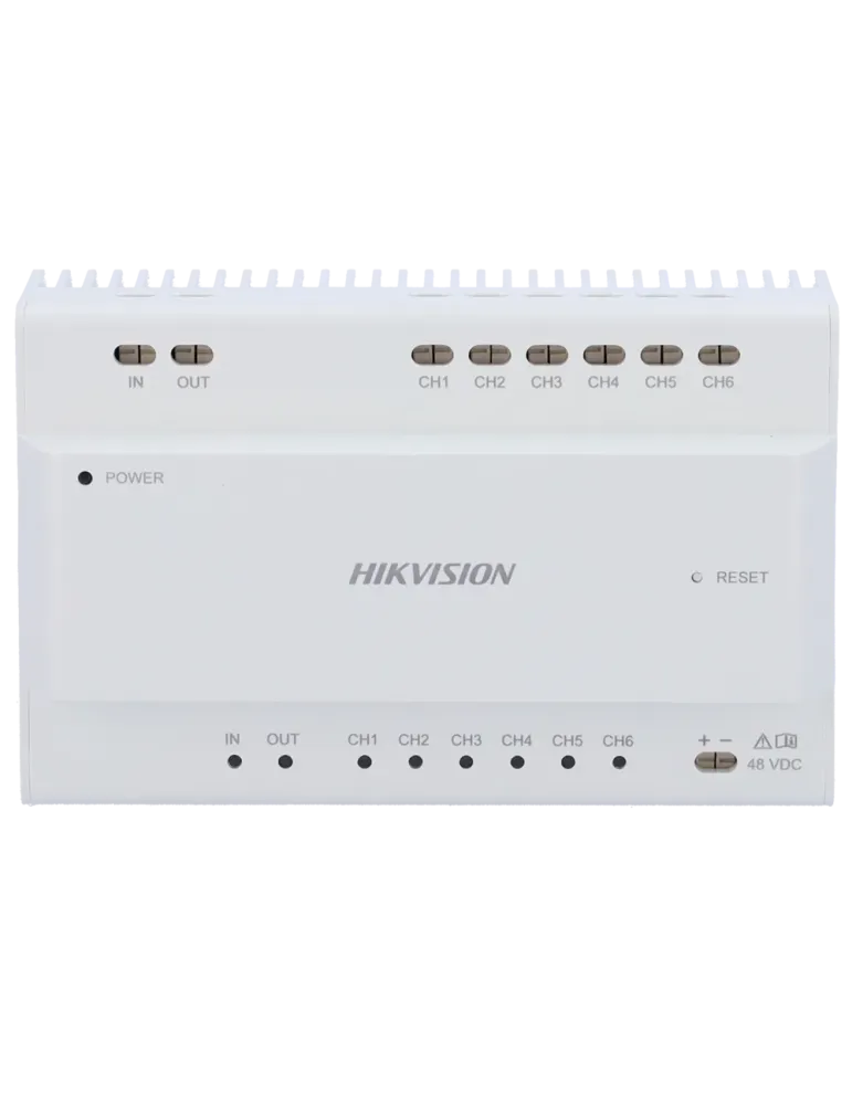 HIKVISION INTERCOM Distribuidor para edificios - 2 hilos HD - 6 grupos