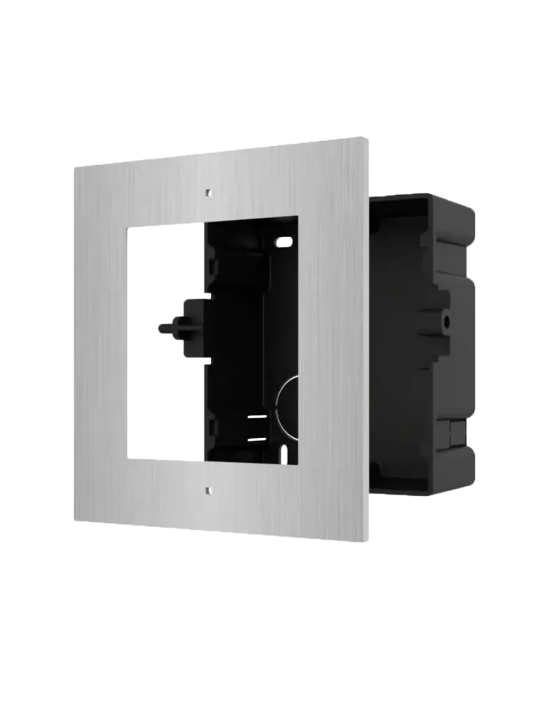 HIKVISION Panel frontal y caja de registro encastrada - Hasta 1 módulo