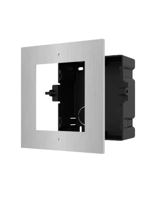 HIKVISION Panel frontal y caja de registro encastrada - Hasta 1 módulo