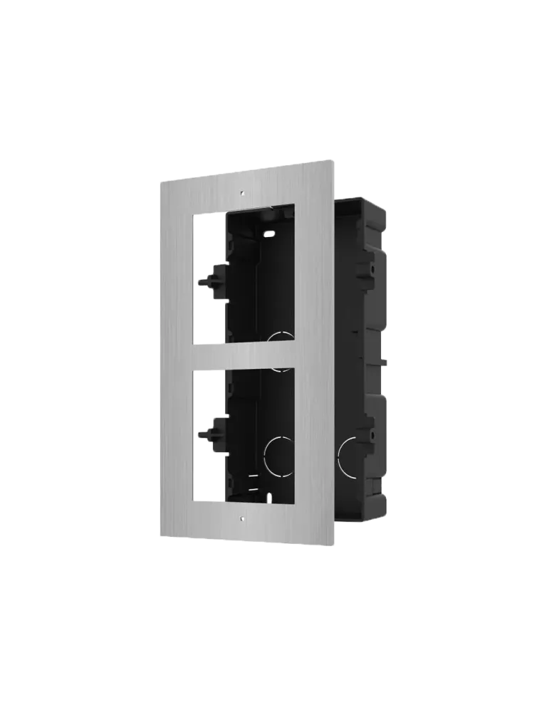 HIKVISION Panel frontal y caja de registro encastrada - Hasta 2 módulo