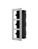 HIKVISION Panel frontal y caja de registro encastrada - Hasta 3 módulo