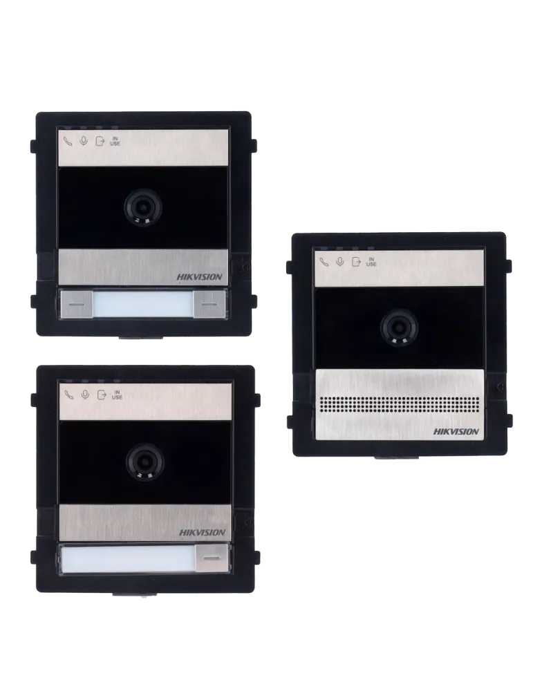 HIKVISION INTERCOM Videoportero 2 hilos HD de acero inoxidable - Cámar