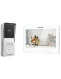 HIKVISION Kit de videoportero - Tecnología 2 hilos analógico - Placa y