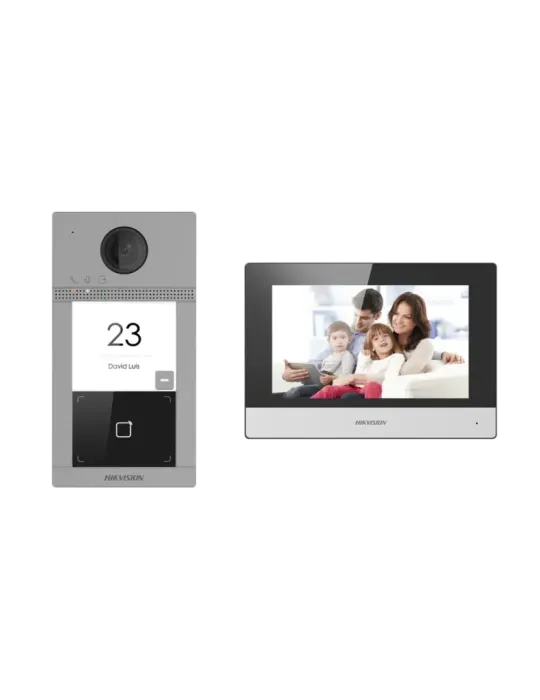 HIKVISION Kit de videoportero con dos relés - Tecnología IP y WiFi - P