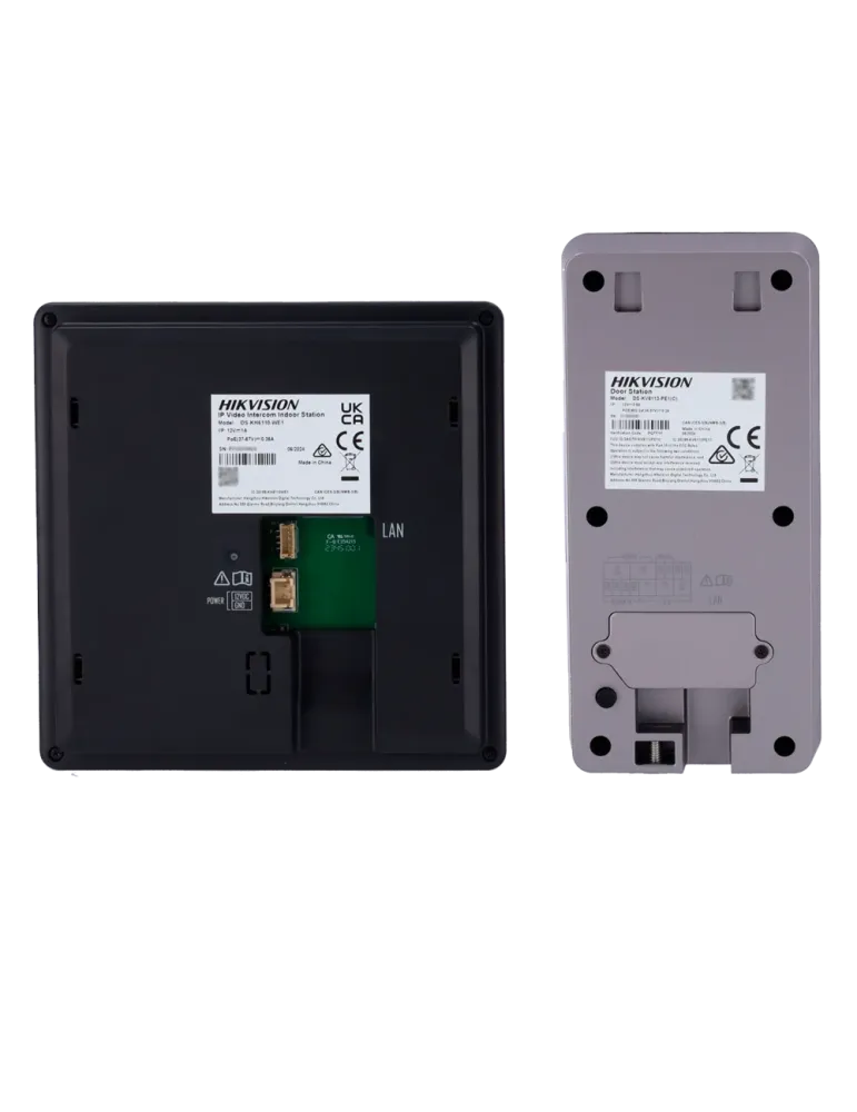 HIKVISION Kit de videoportero - Tecnología IP y WiFi - Placa y monitor