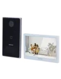 HIKVISION Kit de videoportero - Tecnología IP y WiFi - Placa y monitor