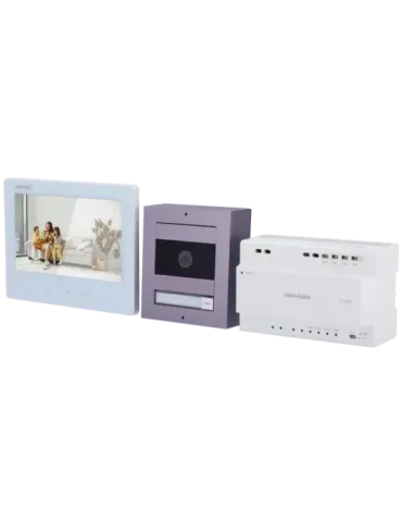 HIKVISION INTERCOM Kit de videoportero - Tecnología 2 hilos HD con WiF