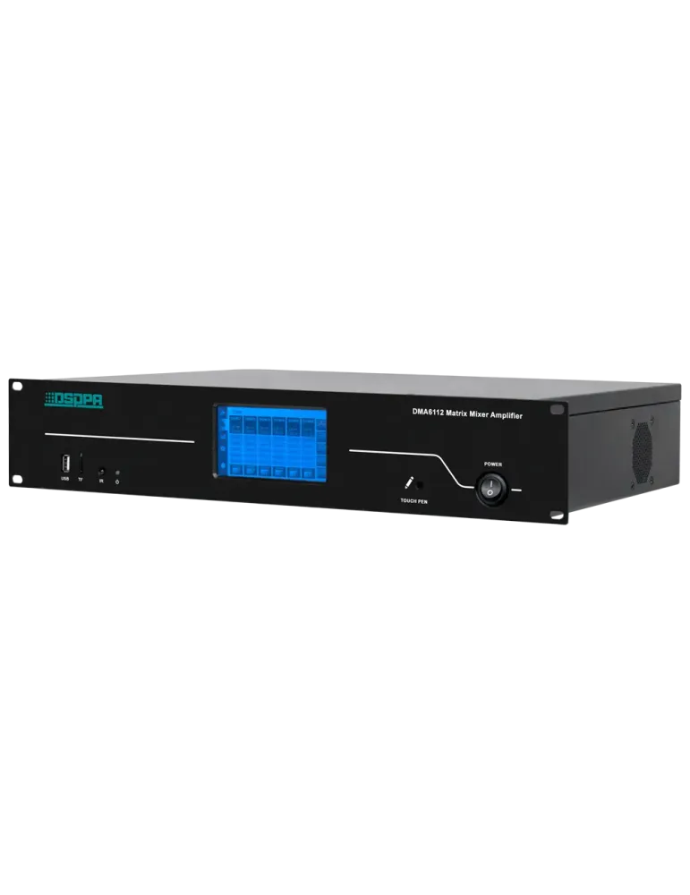 DSPPA Matriz mezclador digital - Amplificador 100V - Reproductor USB /