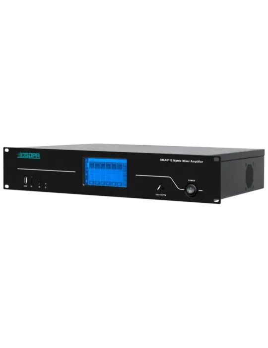 DSPPA Matriz mezclador digital - Amplificador 100V - Reproductor USB /