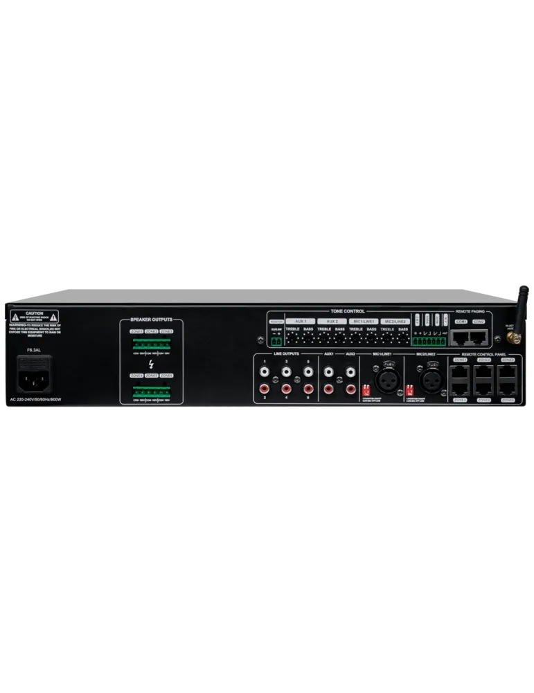 DSPPA Matriz mezclador digital - Amplificador 100V - Reproductor USB /