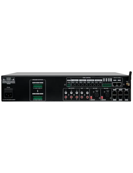 DSPPA Matriz mezclador digital - Amplificador 100V - Reproductor USB /