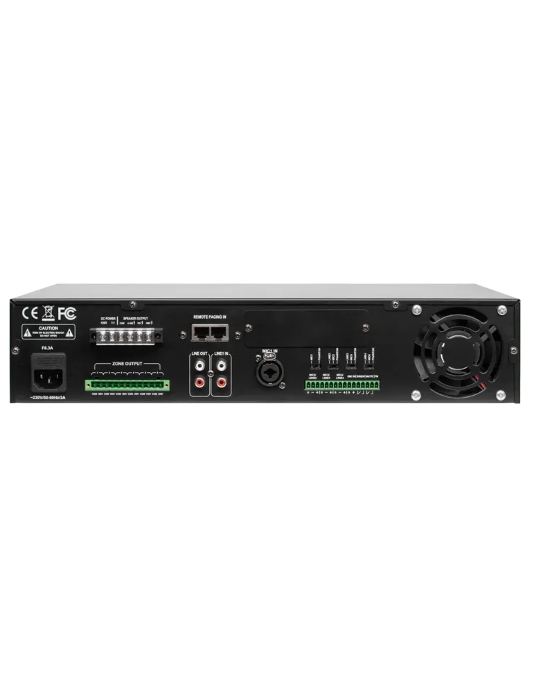 DSPPA Mini mezclador digital - Amplificador 100V - Reproductor USB / R