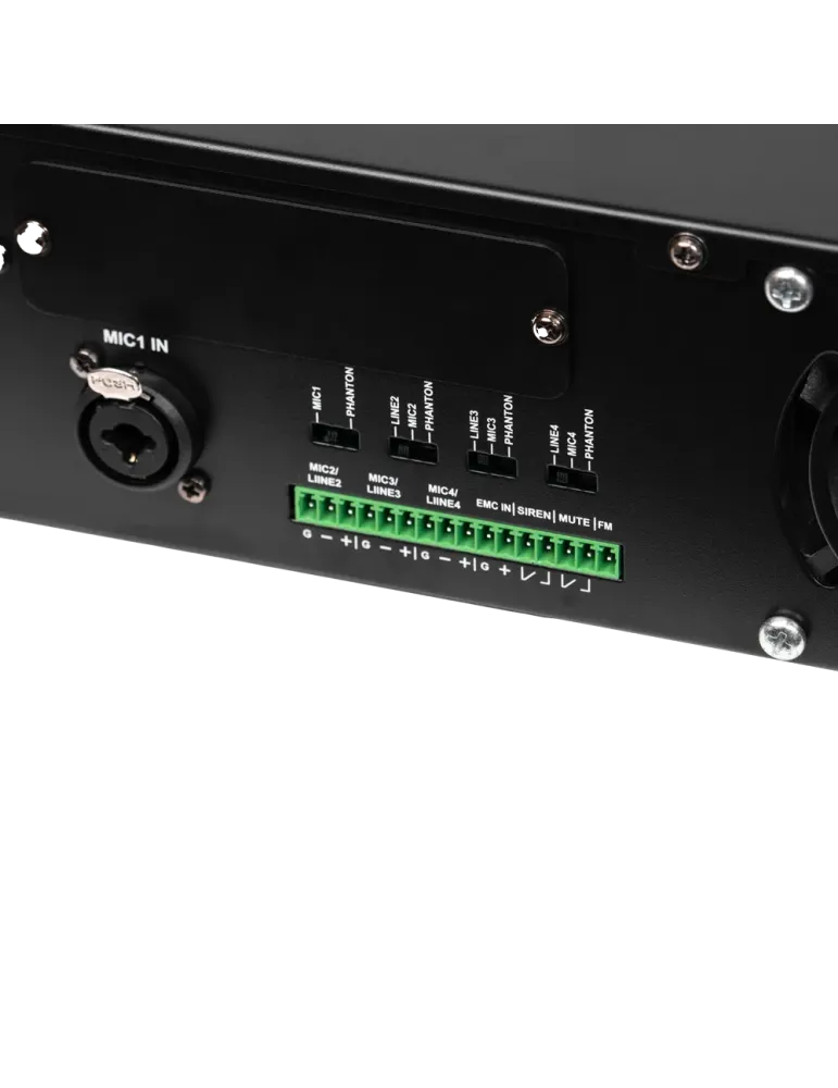 DSPPA Mini mezclador digital - Amplificador 100V - Reproductor USB / R