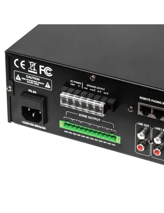 DSPPA Matriz mezclador digital - Amplificador 100V - Reproductor USB /