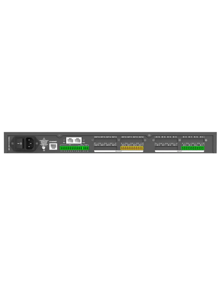 DSPPA Procesador de audio - 4 entradas y 4 salidas - Ecualizador - Con