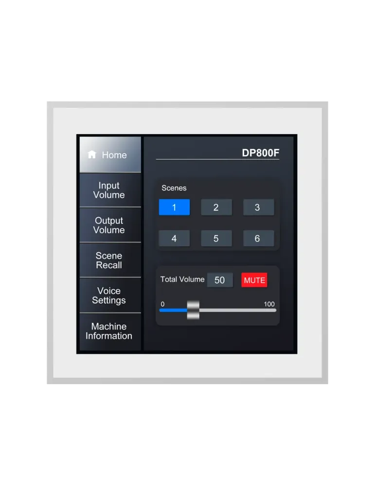 DSPPA Panel de control inteligente - Instalación en pared - Ajuste de