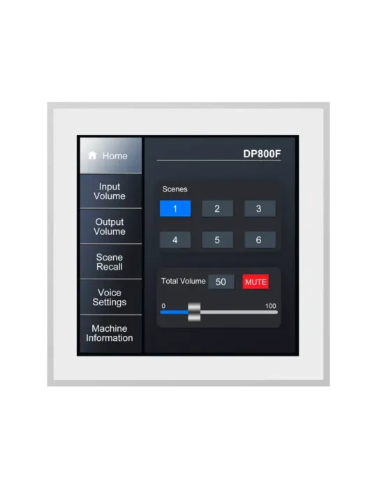 DSPPA Panel de control inteligente - Instalación en pared - Ajuste de