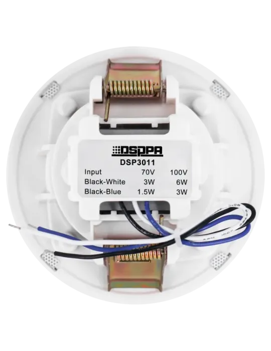 DSPPA Altavoz de techo - Altavoz de rango completo 3″ - Potencia 70V /