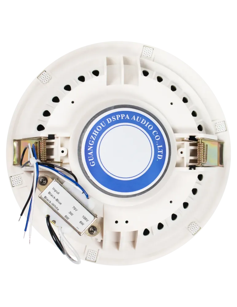 DSPPA Altavoz de techo - Altavoz de rango completo 6.5″ - Potencia 70V