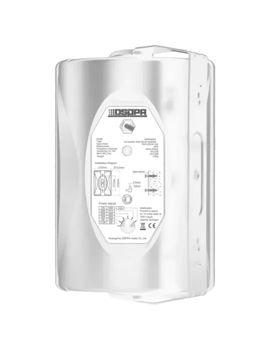 DSPPA Altavoz de techo - Altavoz de rango completo 1x6.5″ + 1x1″ - Pot