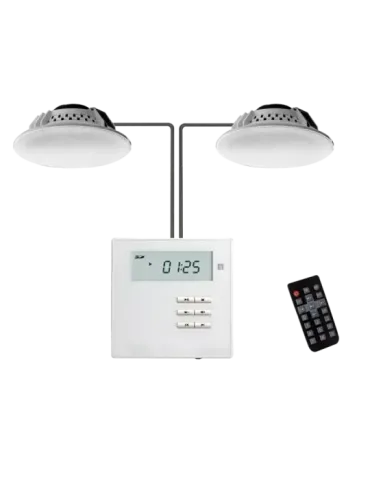 DSPPA 2 x Altavoces de techo 2x10W - Amplificador de pared - Reproducc