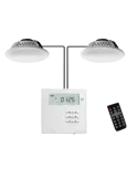 DSPPA 2 x Altavoces de techo 2x10W - Amplificador de pared - Reproducc