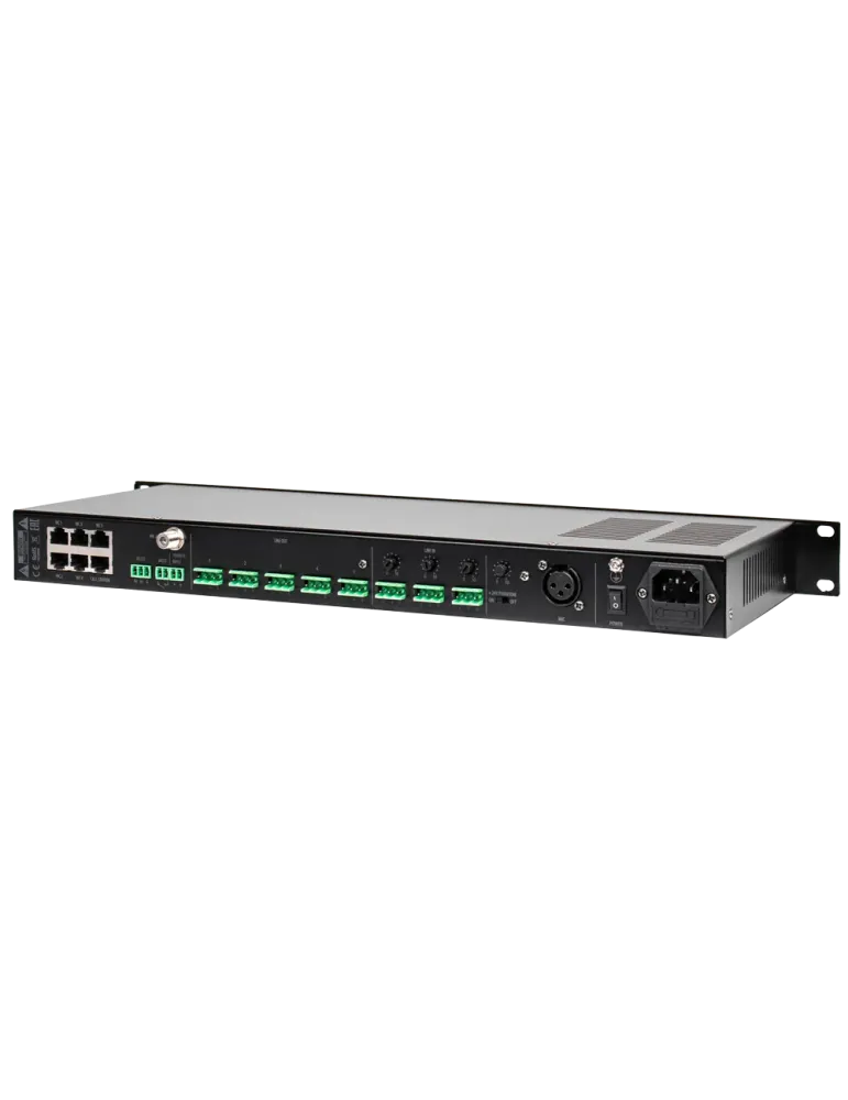 DSPPA Matriz de control - 5 zonas - Reproductor USB - Múltiples entrad