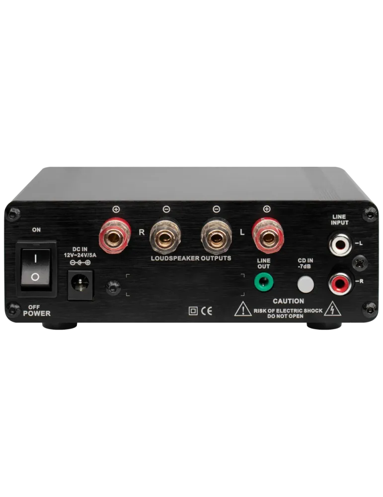DSPPA Amplificador reproductor - 2 x 60W - Conexión Bluetooth - Reprod