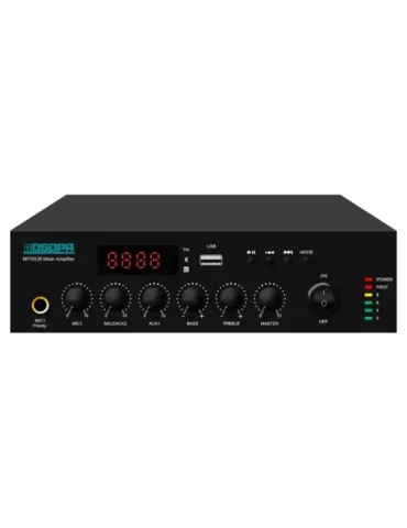 DSPPA Mini mezclador digital - Amplificador 100V - Reproductor USB / R