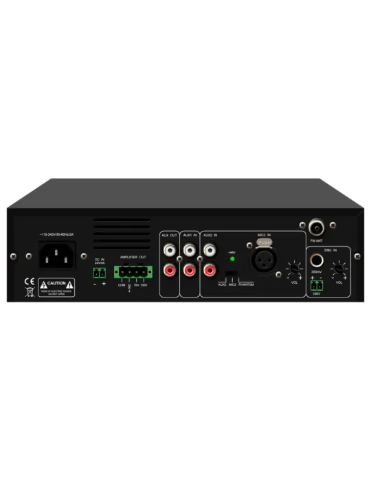 DSPPA Mini mezclador digital - Amplificador 100V - Reproductor USB / R