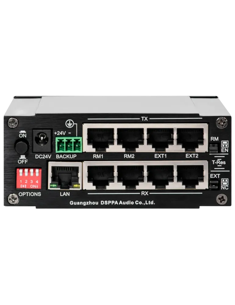 DSPPA Terminal de control por red - Transmisión de audio - Software de