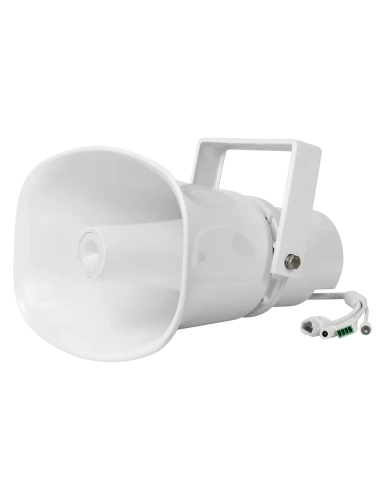 DSPPA Bocina IP - Protocolo ONVIF - Formatos MP3 y WAV - PoE+ o DC - P