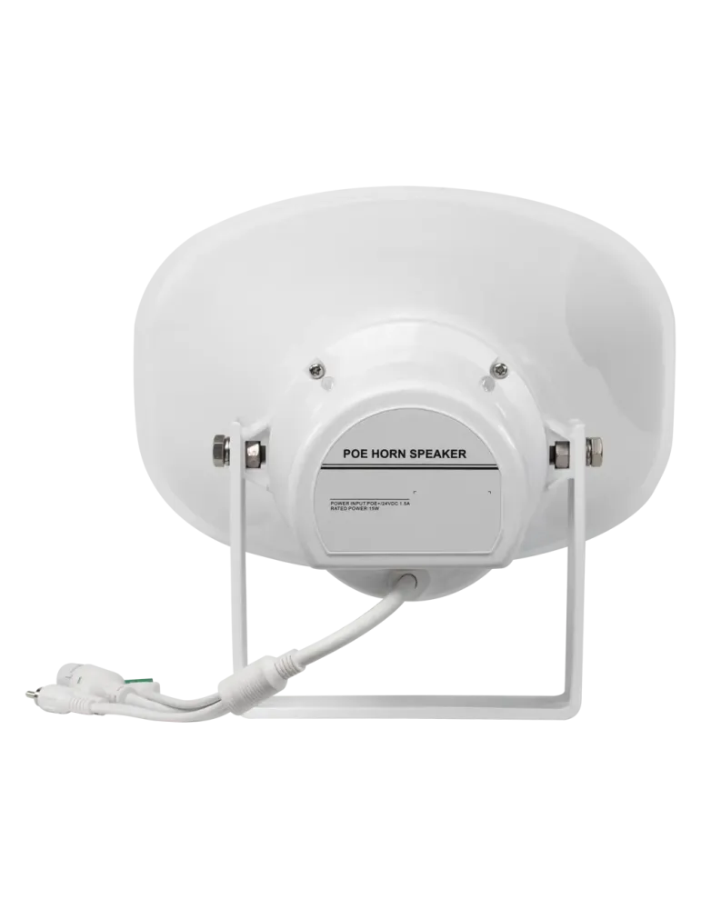 DSPPA Bocina IP - Protocolo ONVIF - Formatos MP3 y WAV - PoE+ o DC - P
