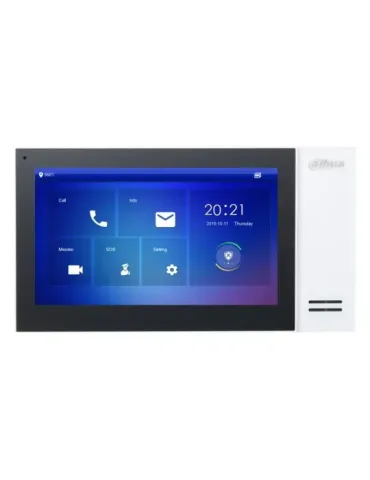 Monitor Táctil Dahua VTH2421FW-P 7" - PoE, SIP2.0 y Alarma
