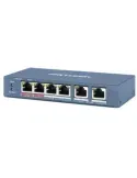 HIKVISION DS-3E0106HP-E: Switch PoE de 4 puertos para video