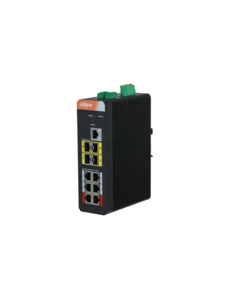 DAHUA IS4410-6GT-120: Switch Gigabit PoE para Vigilancia