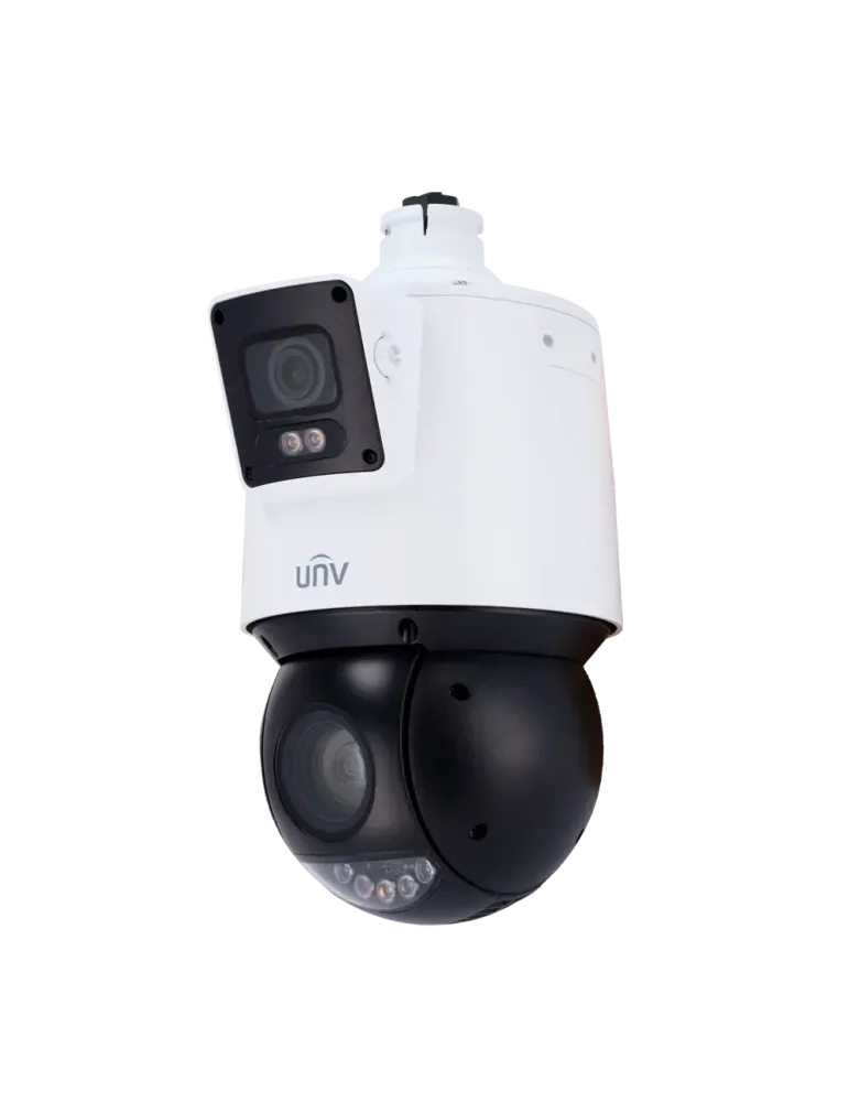 Cámara IP UNIVIEW Dual-Lens 4MP con PTZ y Funciones Inteligentes