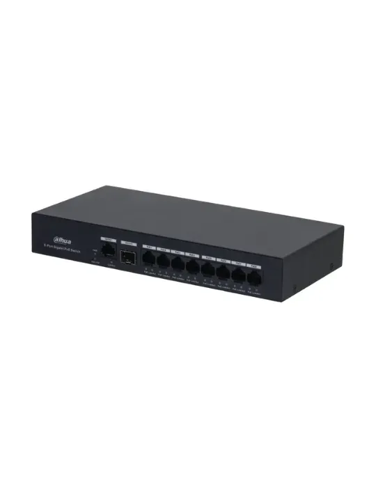 DAHUA PFS3110-8GT-65 Conmutador PoE Gigabit para Instalaciones Seguras