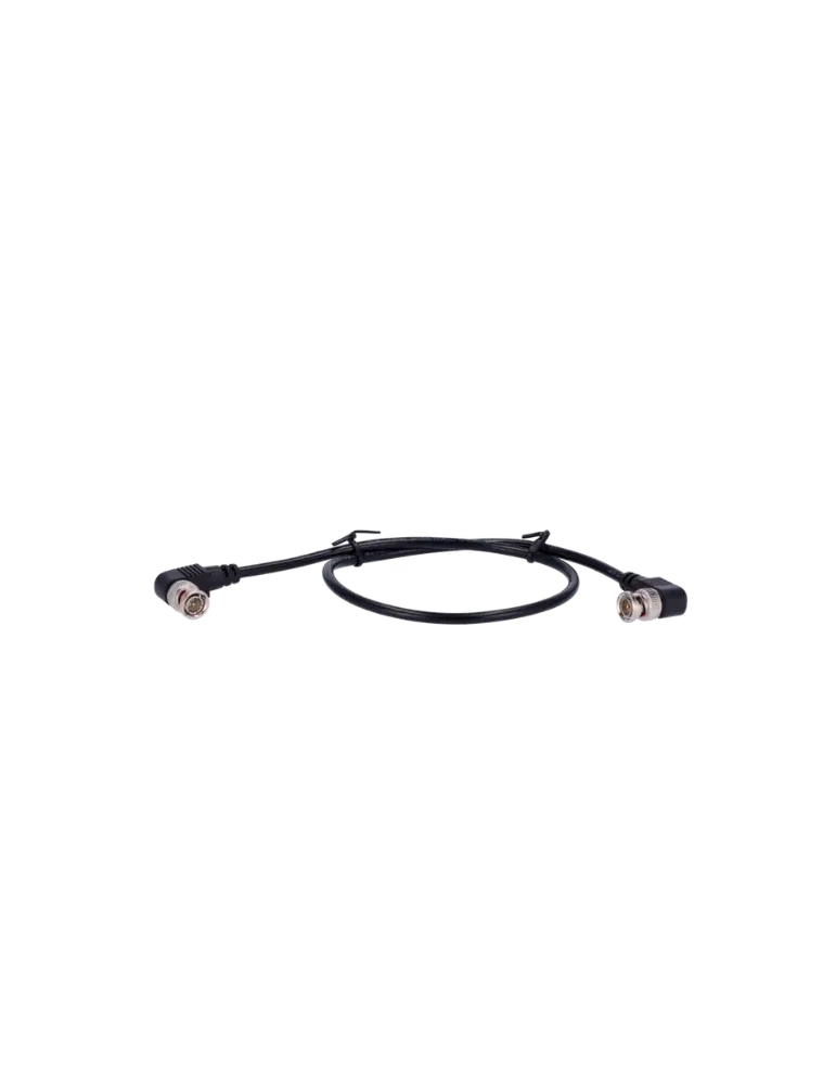 Cable Coaxial RG59 con Conector BNC en Codo - 60 cm