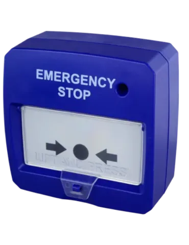 Pulsador Rearmable DMTECH DMT-D9000-MCP-B para Emergencias