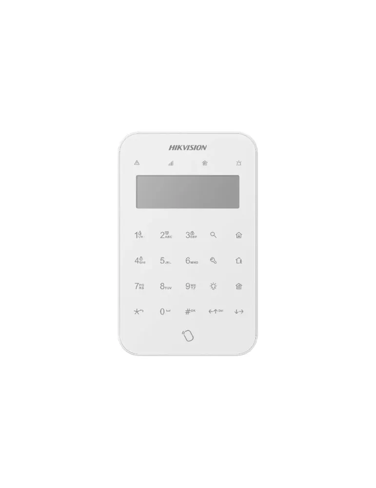 HIKVISION DS-PK1-LT-WE: Teclado LED Inalámbrico Avanzado