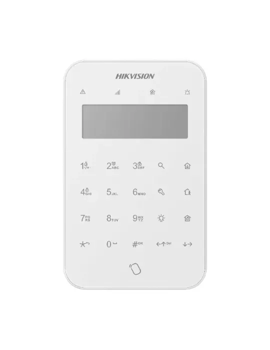 HIKVISION DS-PK1-LT-WE: Teclado LED Inalámbrico Avanzado