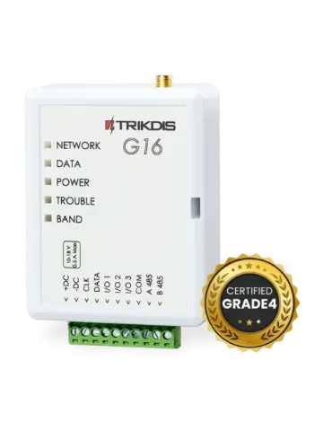 TRIKDIS TX-G16_2G: Notificaciones y control avanzado