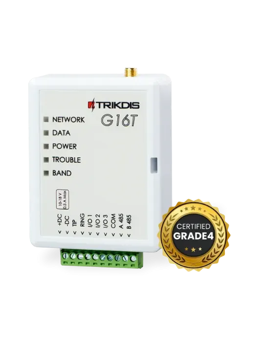 TRIKDIS TX-G16T_2G - Conexión Remota para Alarmas