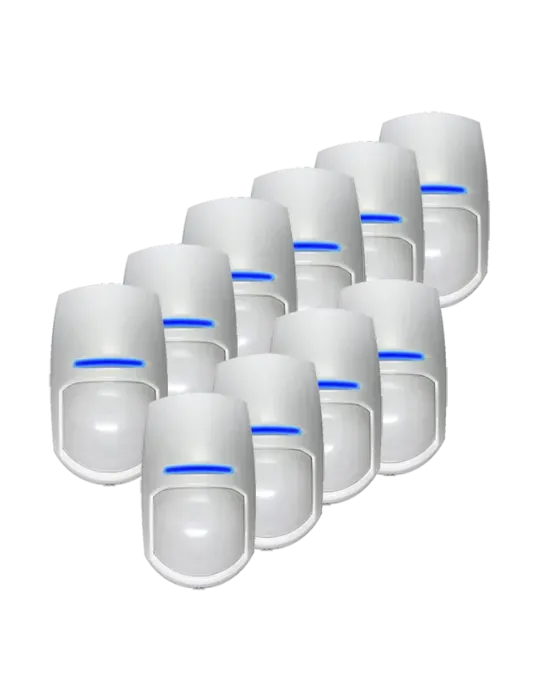 Pyronix - Pack de 10 detectores interior - Función AND/OR - Certificad