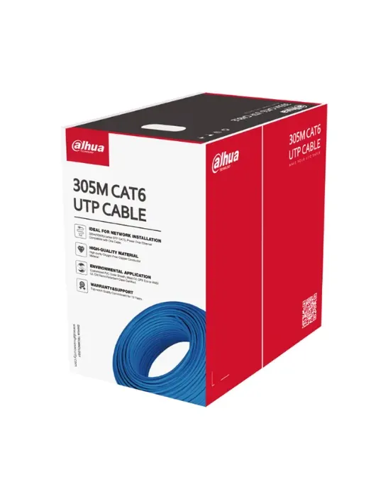 DAHUA PFM923I-6UN-C: Cable UTP CAT6 de Alta Calidad