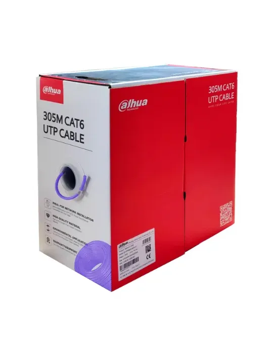 DAHUA PFM923I-6UN-CC: Cable UTP CAT6 seguro y eficiente