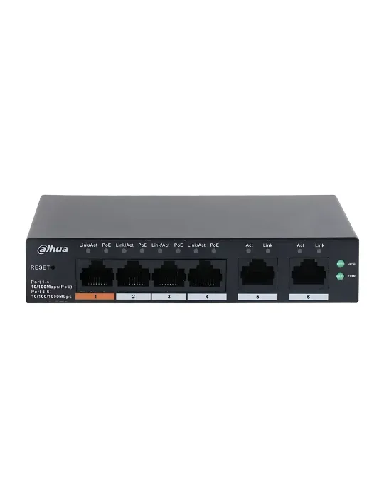 Switch Dahua CS4006-4ET-60: Gestión PoE en la Nube