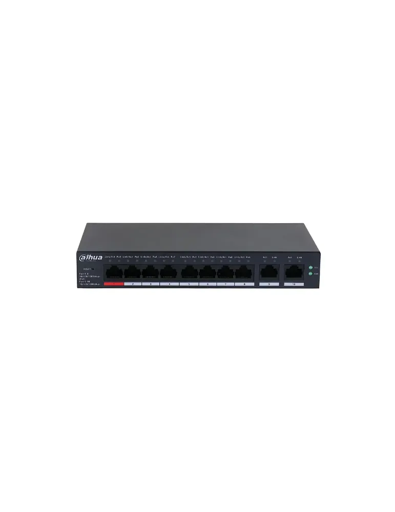 Switch Dahua CS4010-8GT-110: Gestión PoE en la Nube
